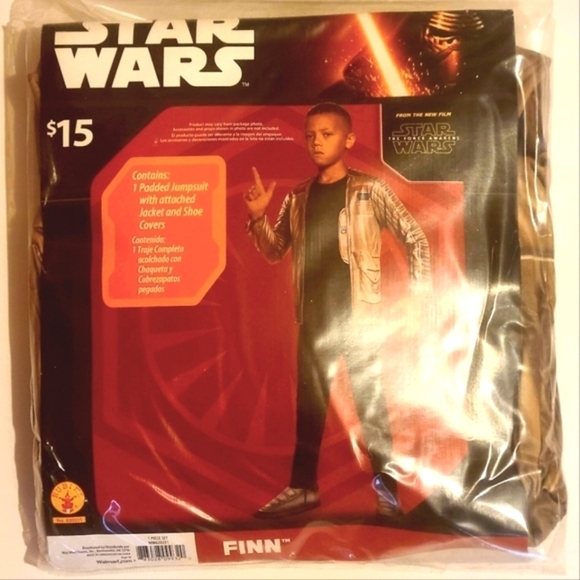 *3 for $30* Star Wars - Finn Costume - Size Large (10-12) - Picture 1 of 4